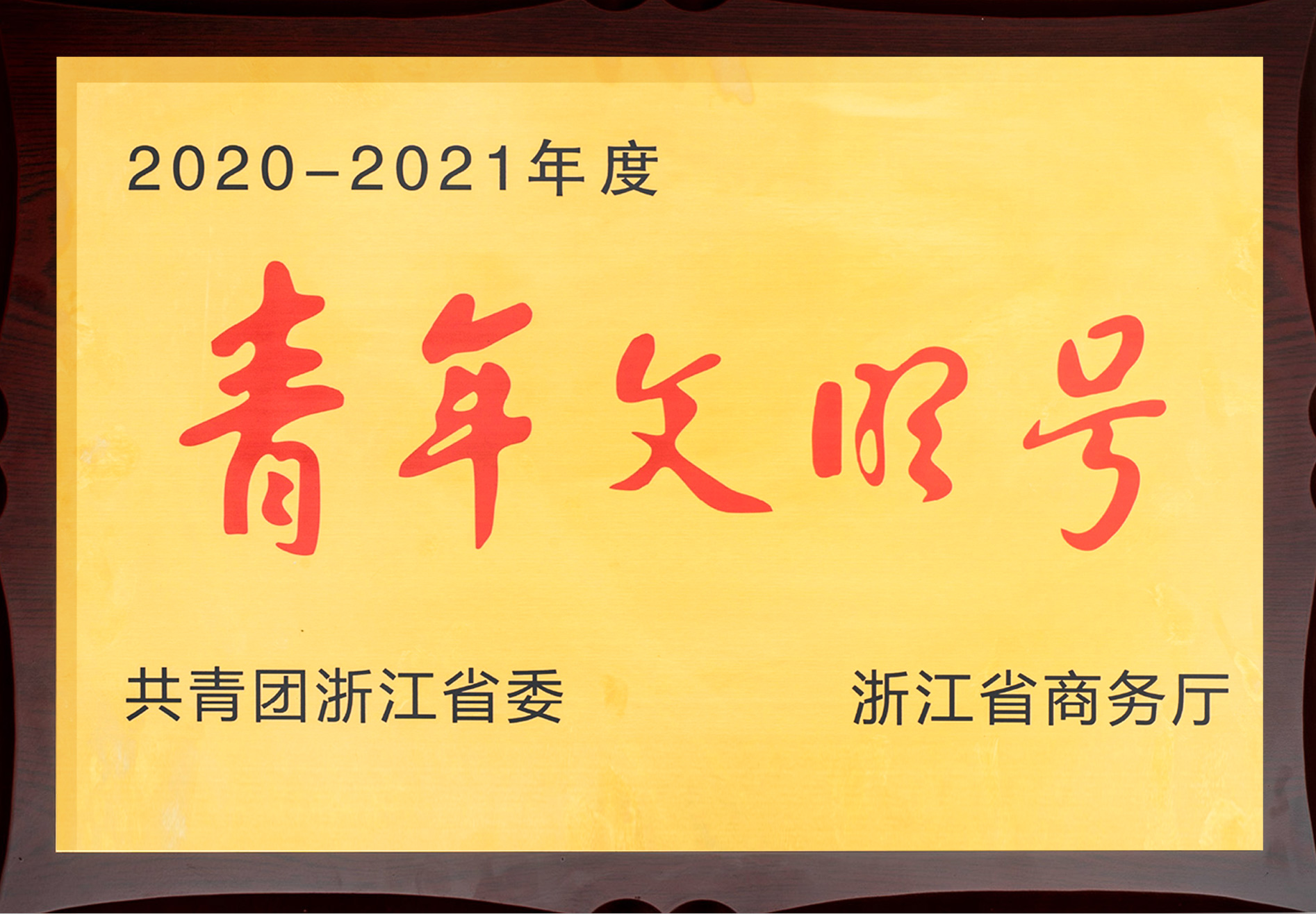 寧興優貝榮獲浙江省青年文明號!